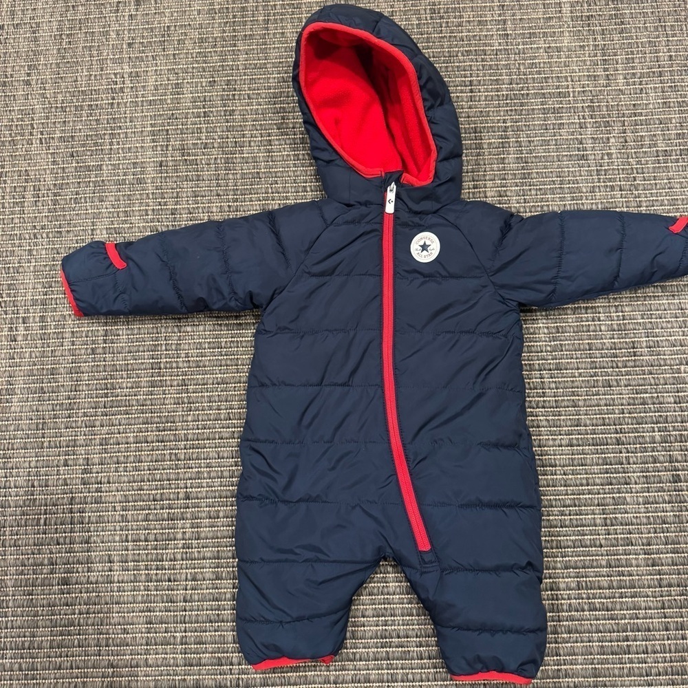 Converse Navy and Red Kids Snowsuit